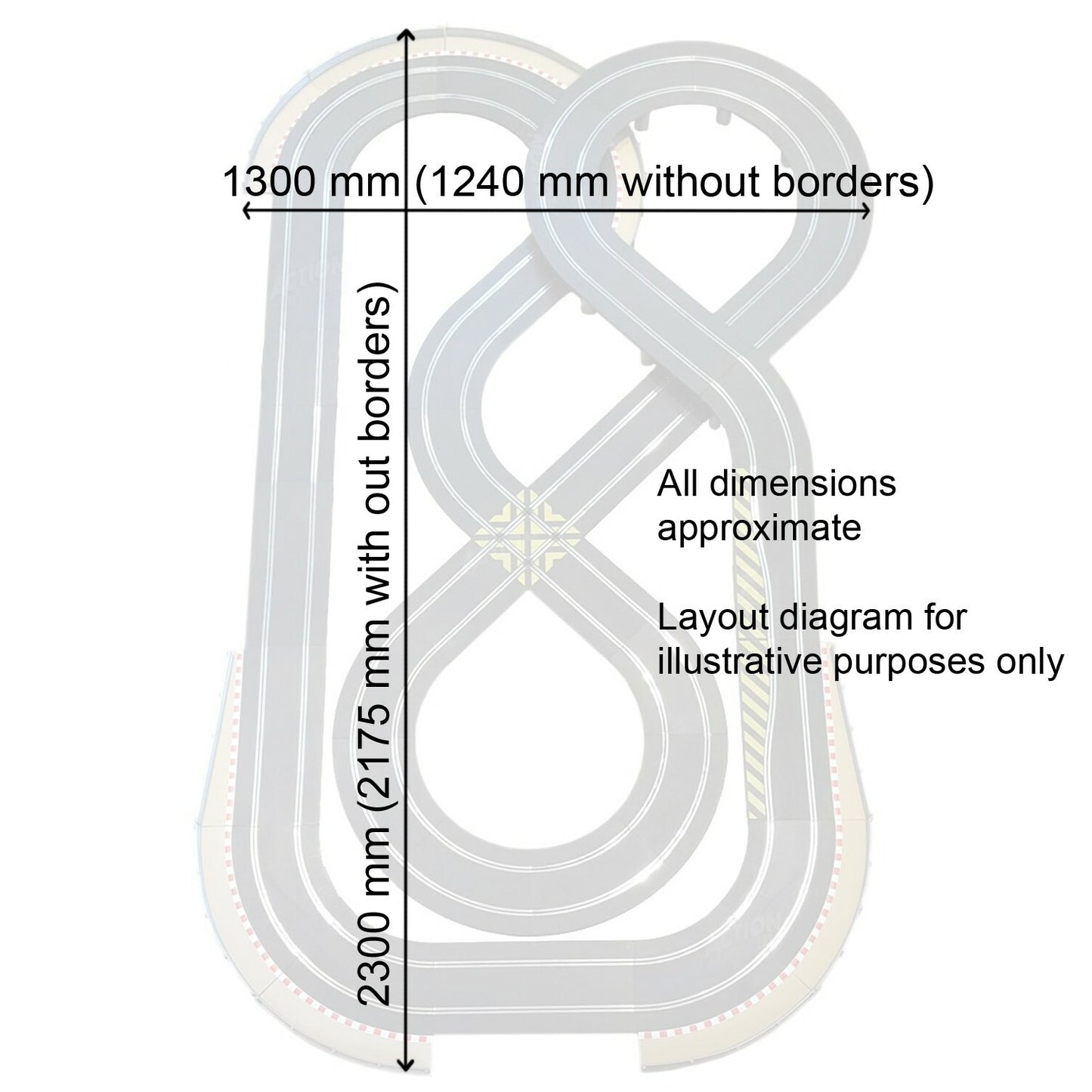 Scalextric Sport 1:32 Track Set Layout DIGITAL AS10