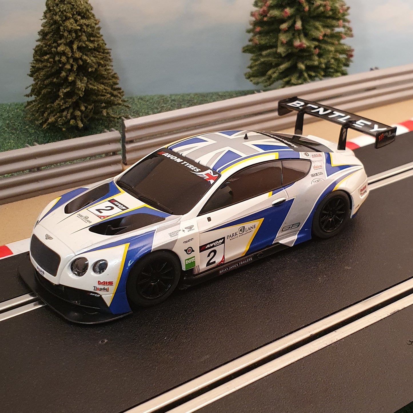 Coche Scalextric 1:32 - C3515 Bentley Continental GT3 #2 #M