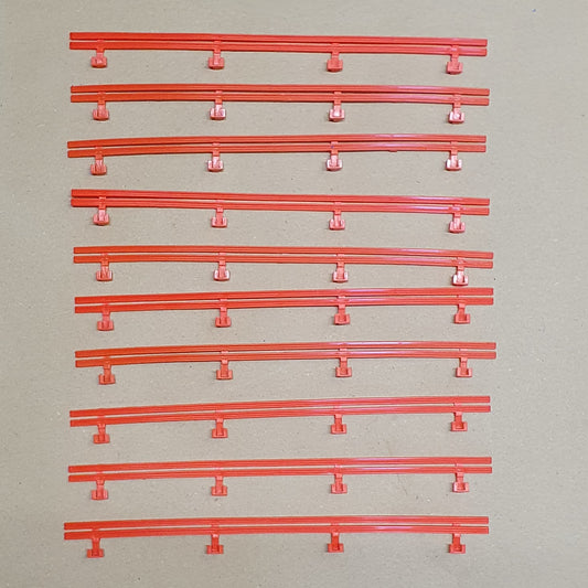 Micro Scalextric 1:64 Barriers G108 / L7559 - Red x 10