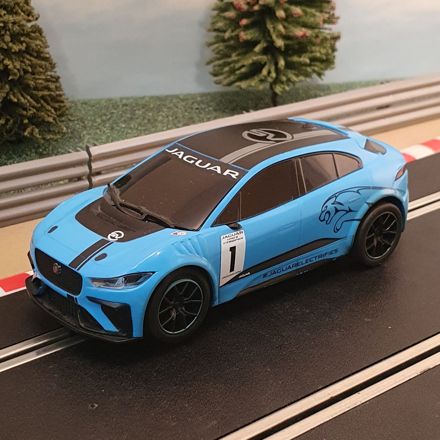 Scalextric 1:32 Car - C1401 Jaguar I-Pace BLUE #1 #MS