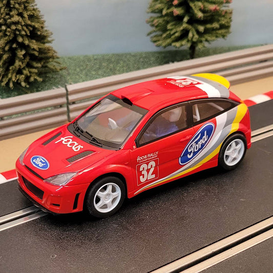Scalextric 1:32 Car - Red Ford Focus Rally WRC #32 #Z