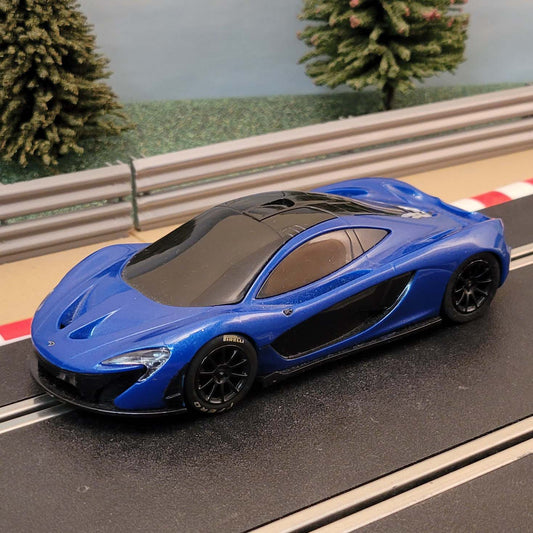 Scalextric 1:32 Car - Blue McLaren P1 #K