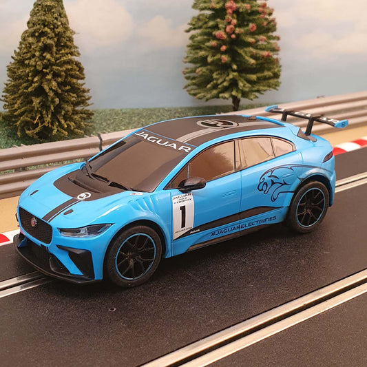 Scalextric 1:32 Car - C1401 Jaguar I-Pace BLUE #1 #Q