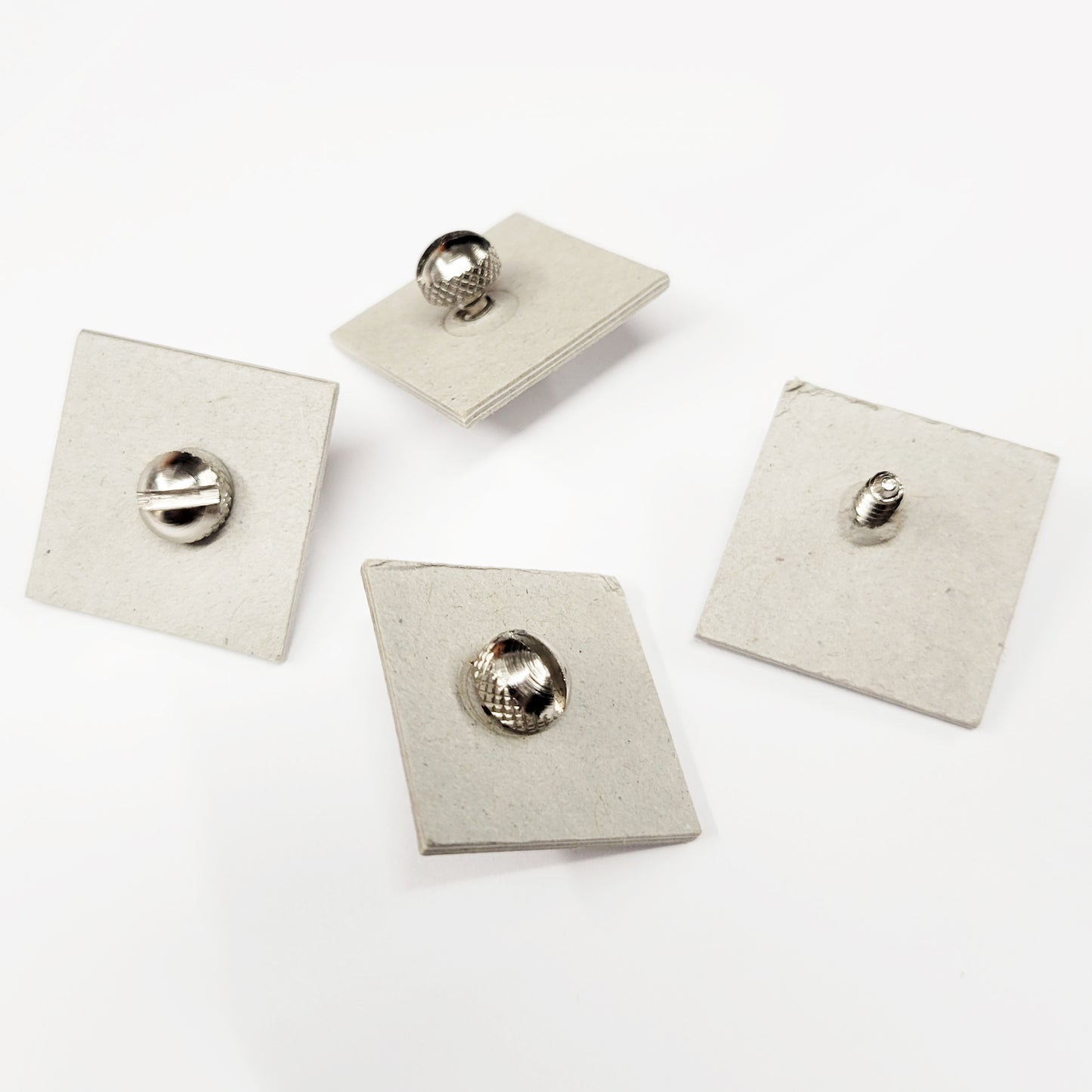 Scalextric 4 Pack Base Screws To Hold Cars In Position In Crystal Cases - Round