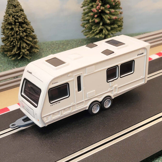 Caravan Suitable For Scalextric 1:32 Slot Car Track - Elddis Cyclone