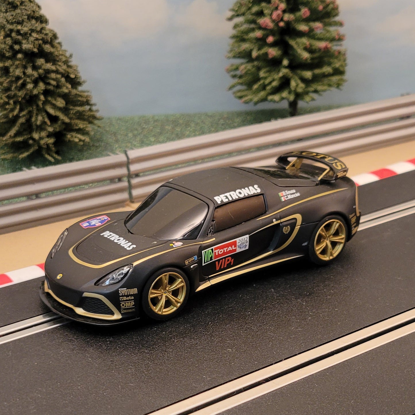 Scalextric 1:32 Car - C3521 Black Lotus Exige Sousa #D