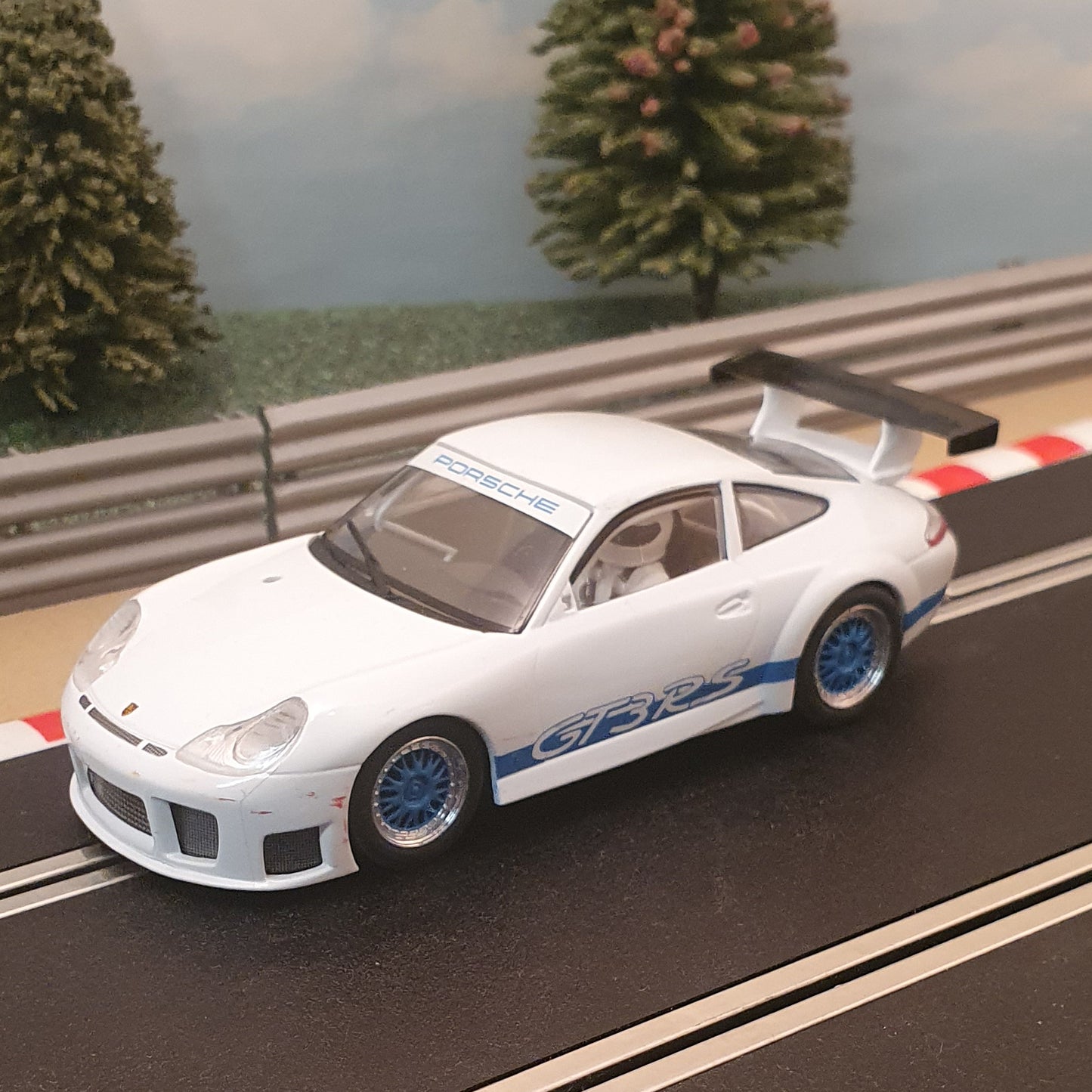 Coche Scalextric 1:32 - C2857 Porsche 911 GT3R Top Gear The Stig *LUCES* #G