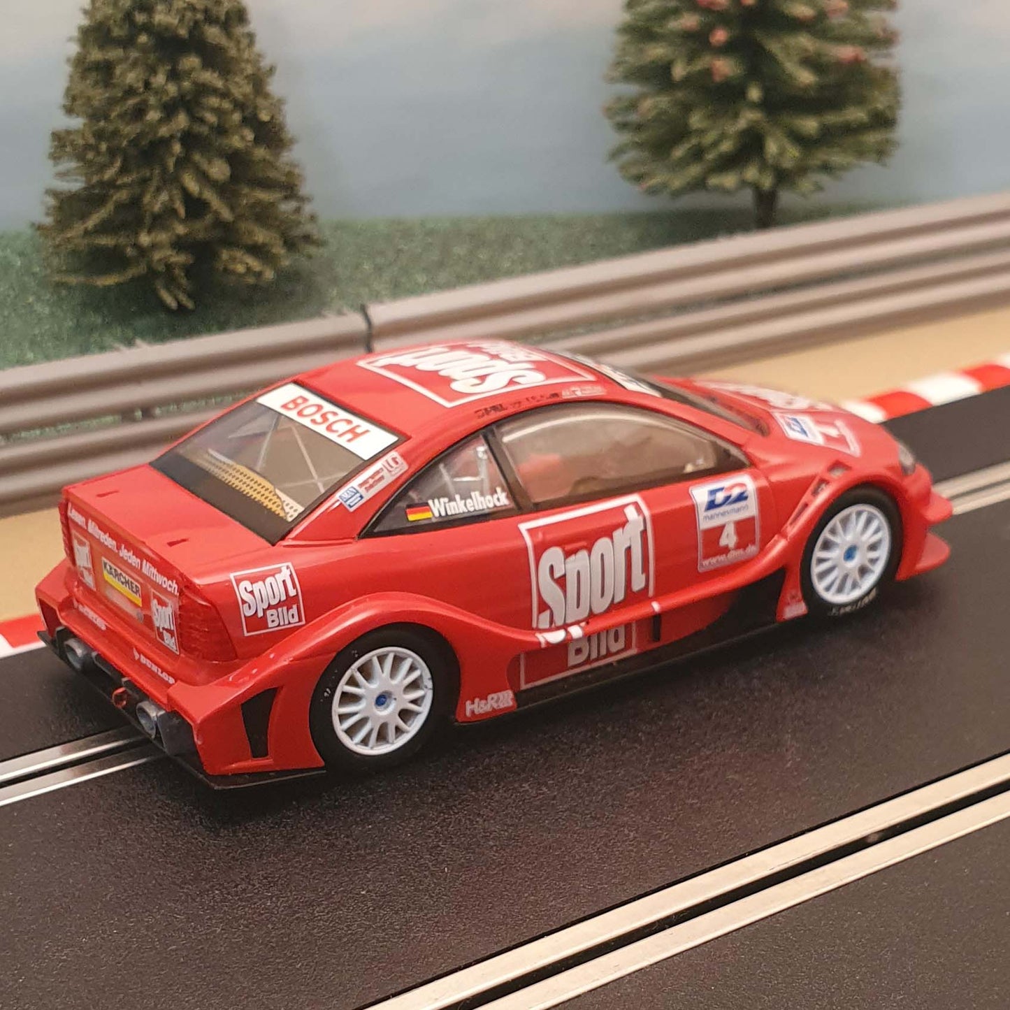 Scalextric 1:32 Car - C2298 Red Opel V8 Coupe DTM #4 #J