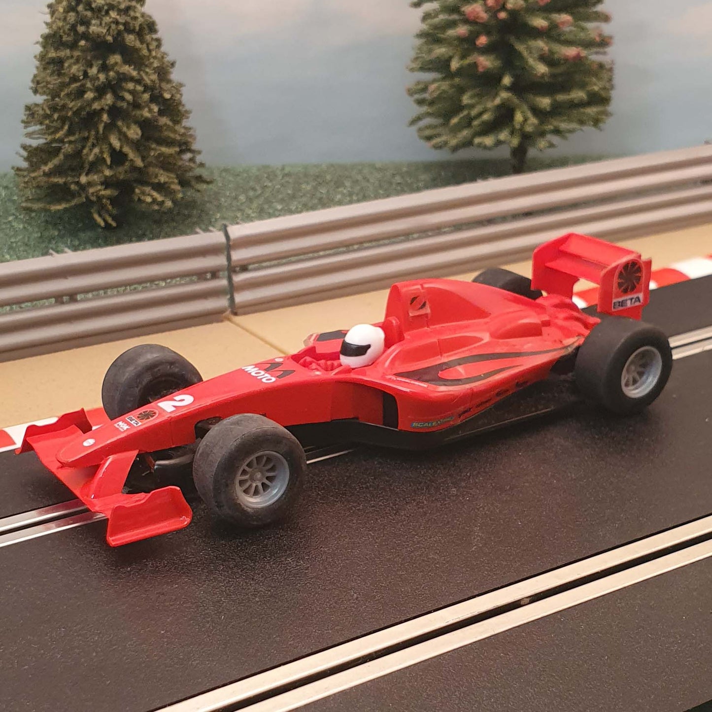 Coche Scalextric 1:32 - C3141 F1 Fórmula Uno Moto Roja #2