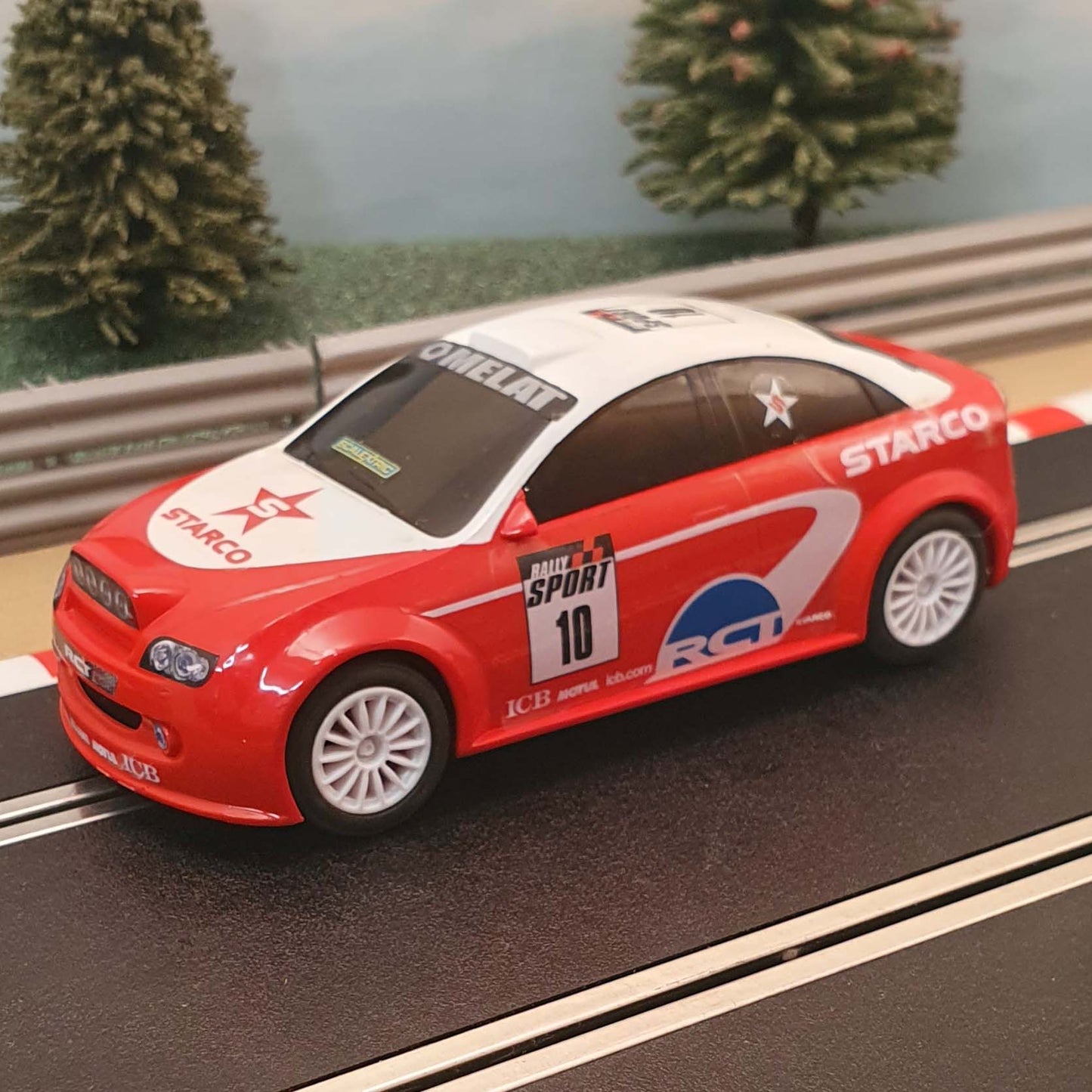 Scalextric 1:32 Start Car - Red Rally #10 #S