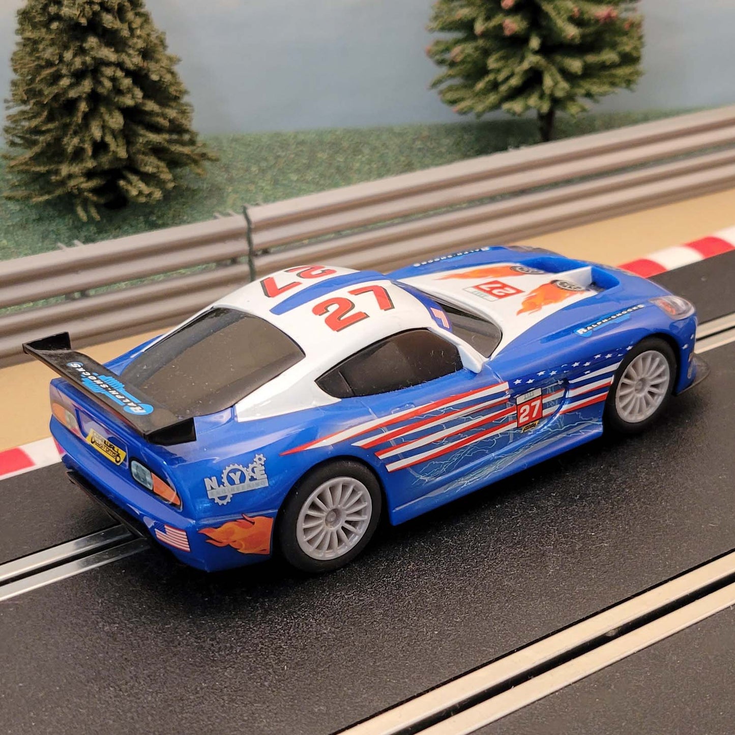 Scalextric 1:32 Car - C1361 Blue & White American GT Lightning USA #27
