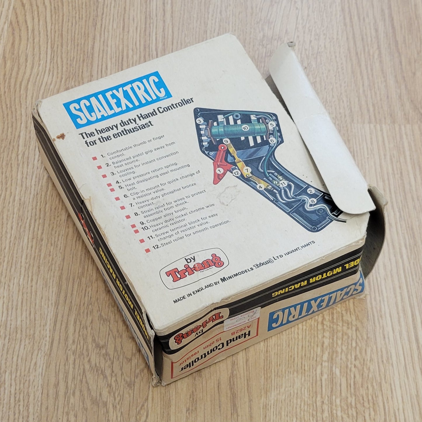 Tri-ang Scalextric A262B Heavy Duty Hand Controller / Throttle