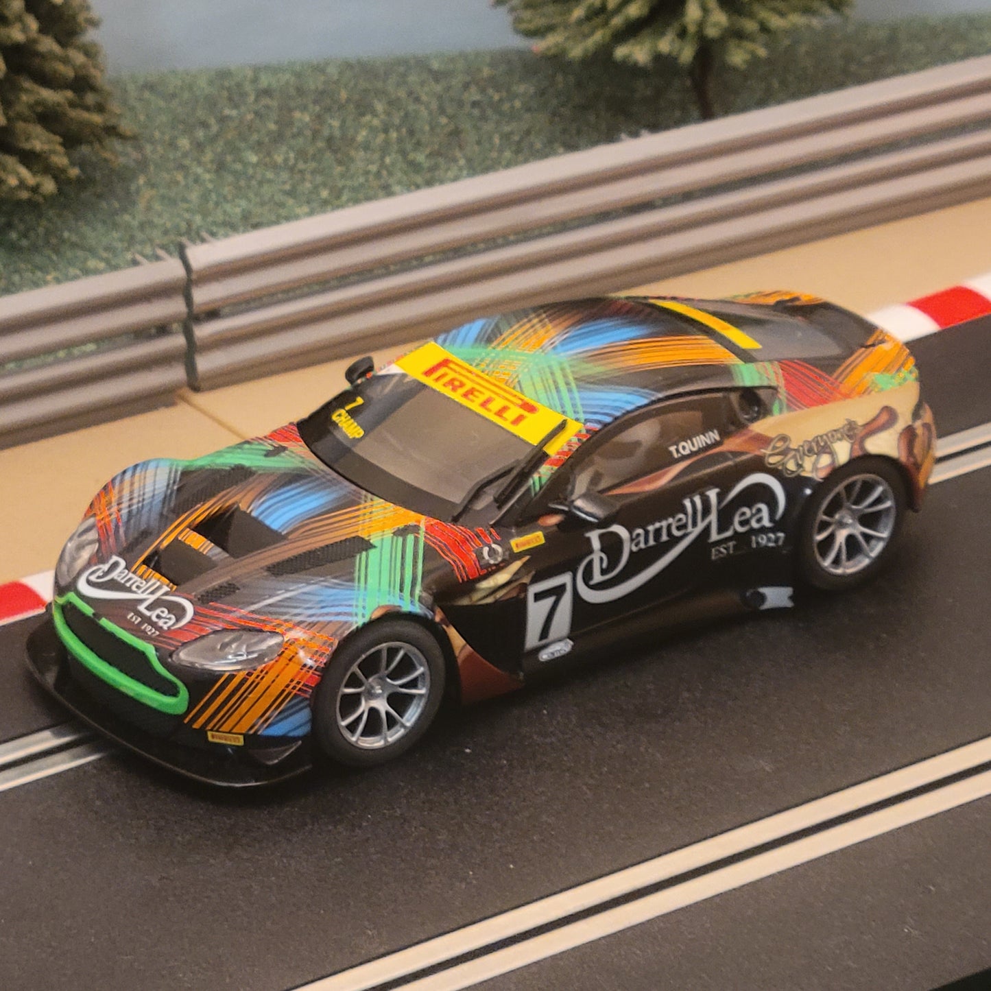Scalextric 1:32 Car - C3856 Aston Martin Vantage GT3 #7 *LIGHTS* #S