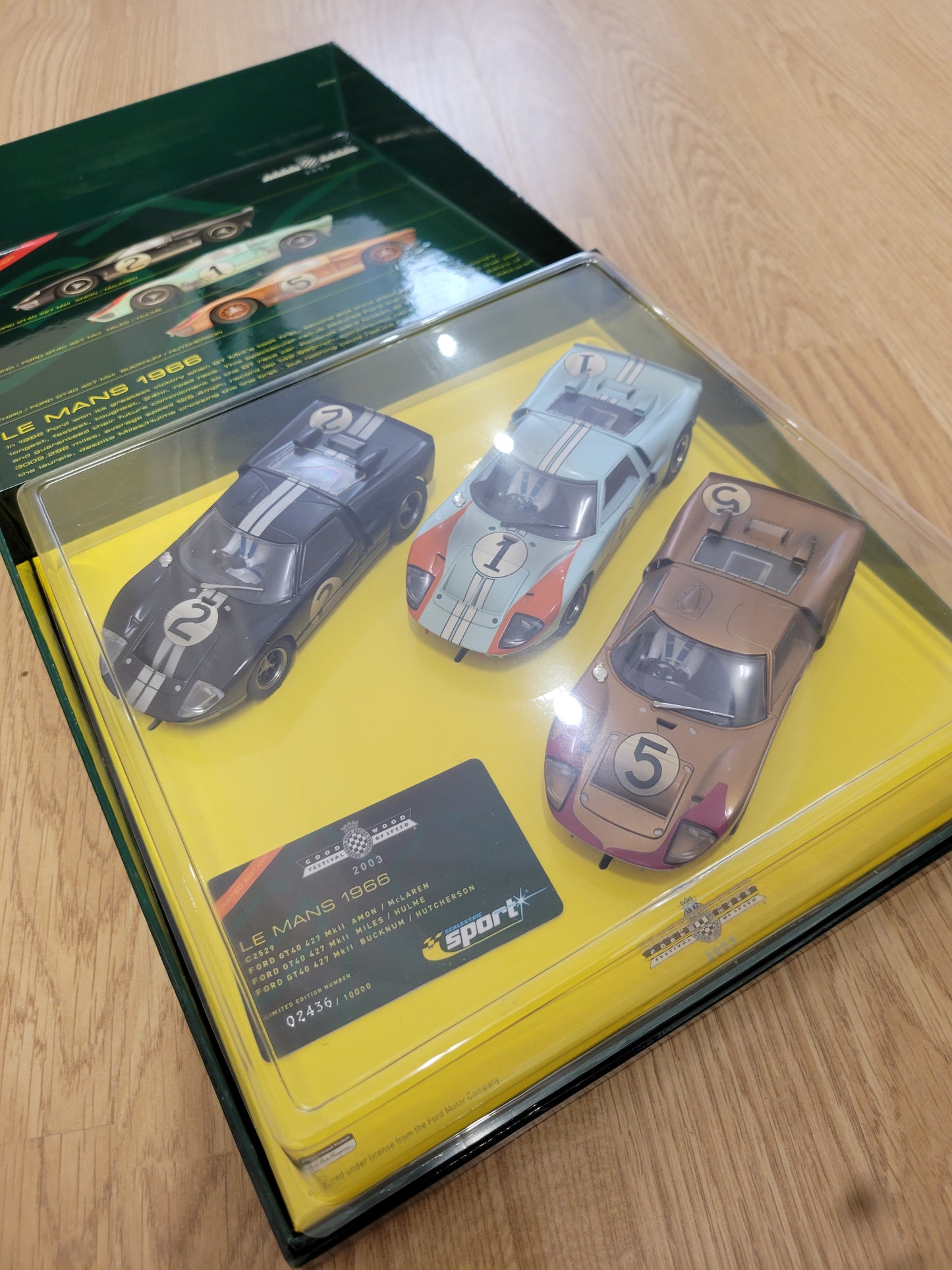 Scalextric 1:32 Cars - C2529A Goodwood Festival of Speed Le Mans 1966 GT40s