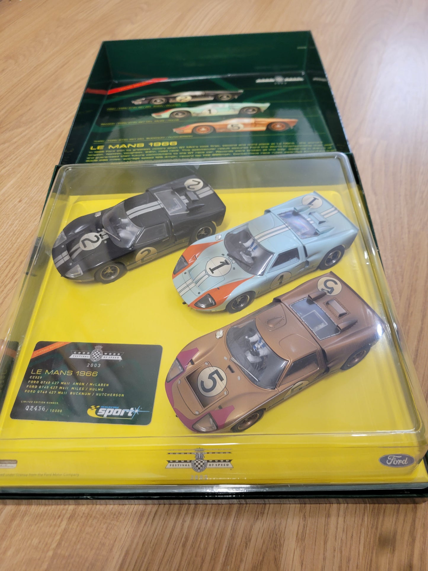 Scalextric 1:32 Cars - C2529A Goodwood Festival of Speed Le Mans 1966 GT40s