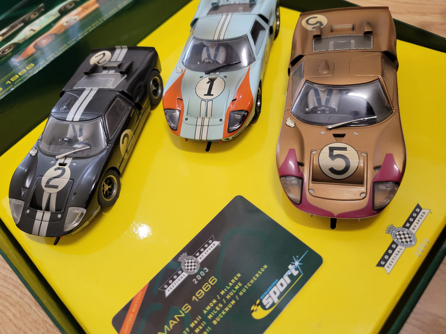 Scalextric 1:32 Cars - C2529A Goodwood Festival of Speed Le Mans 1966 GT40s