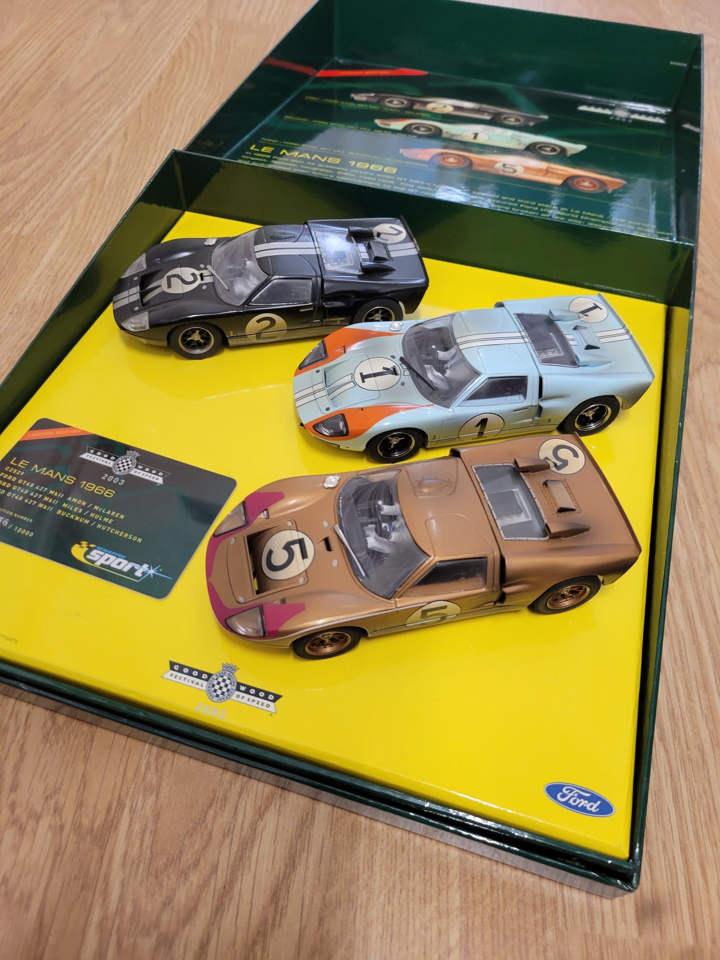 Scalextric 1:32 Cars - C2529A Goodwood Festival of Speed Le Mans 1966 GT40s