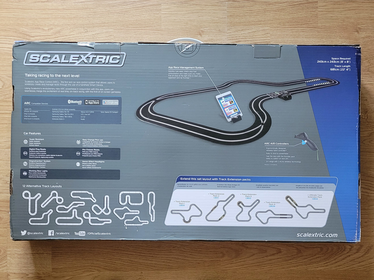 Scalextric ARC Air Track Set - C1359 Le Mans 24h Porsche 911 RSR NEW