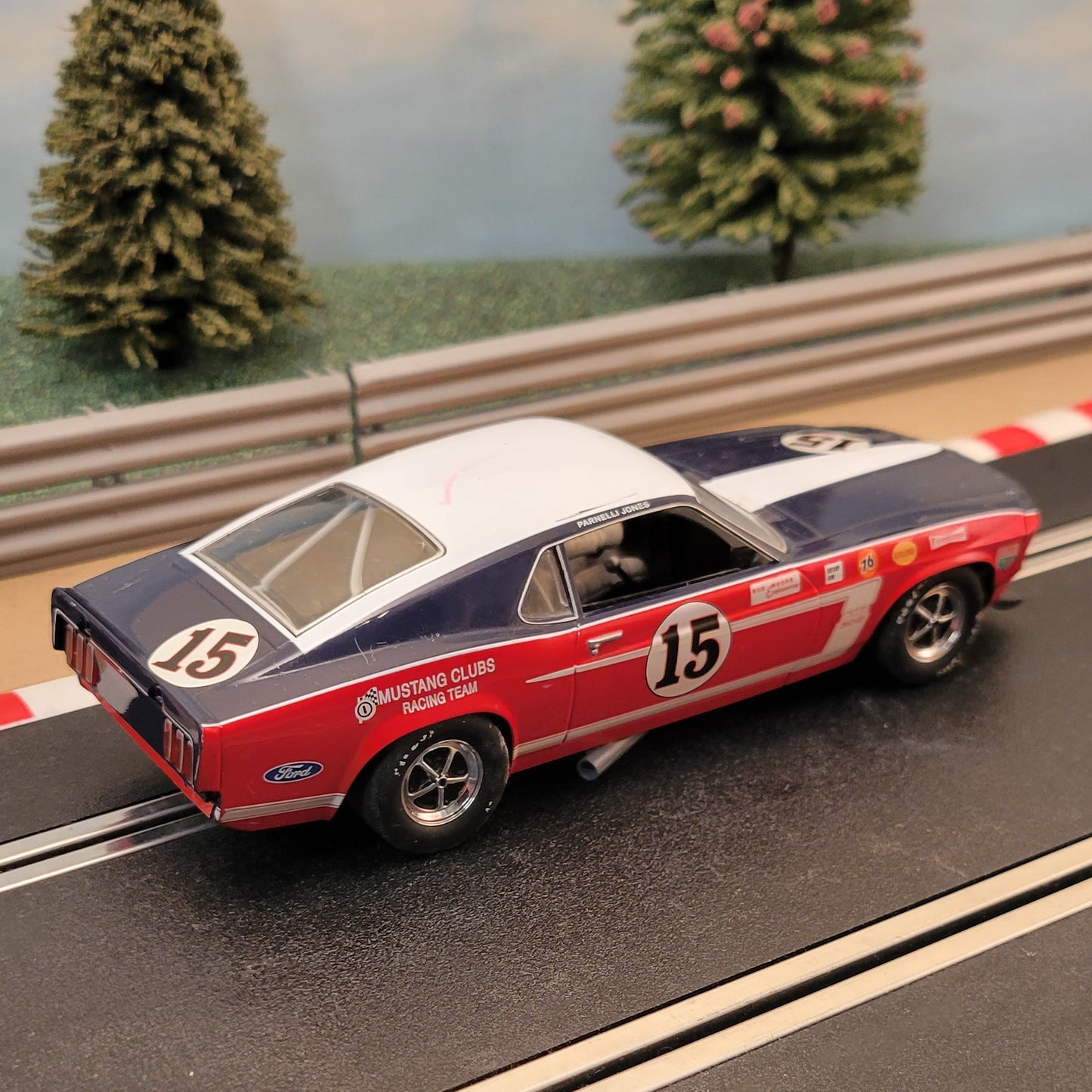 Scalextric 1:32 Car - C2401 Ford Boss 302 Mustang '69 #15 #Q