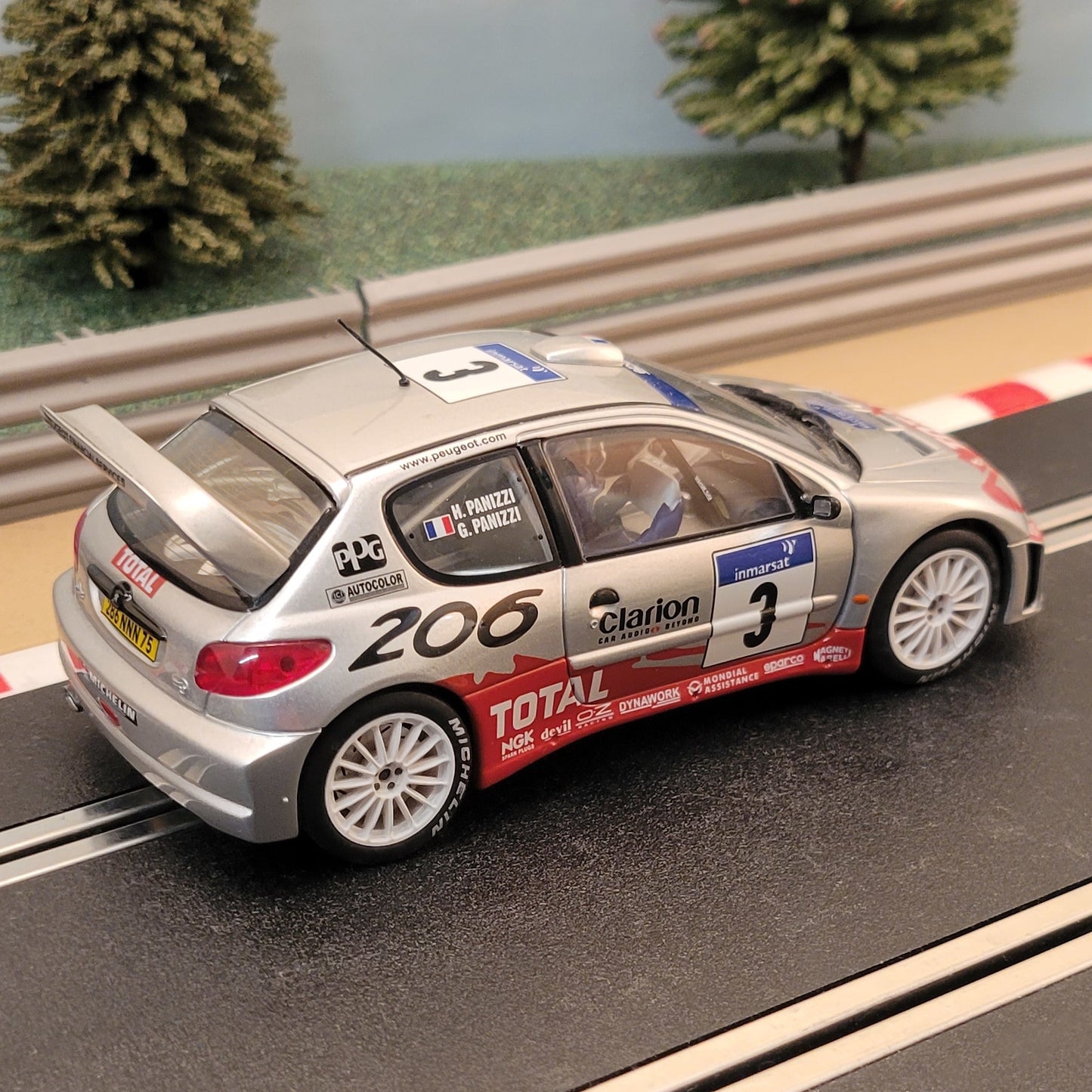 AUTOart 1:32 Slot Car - 80256 Peugeot 206 WRC 2002 4WD Panazzi *LIGHTS* #3