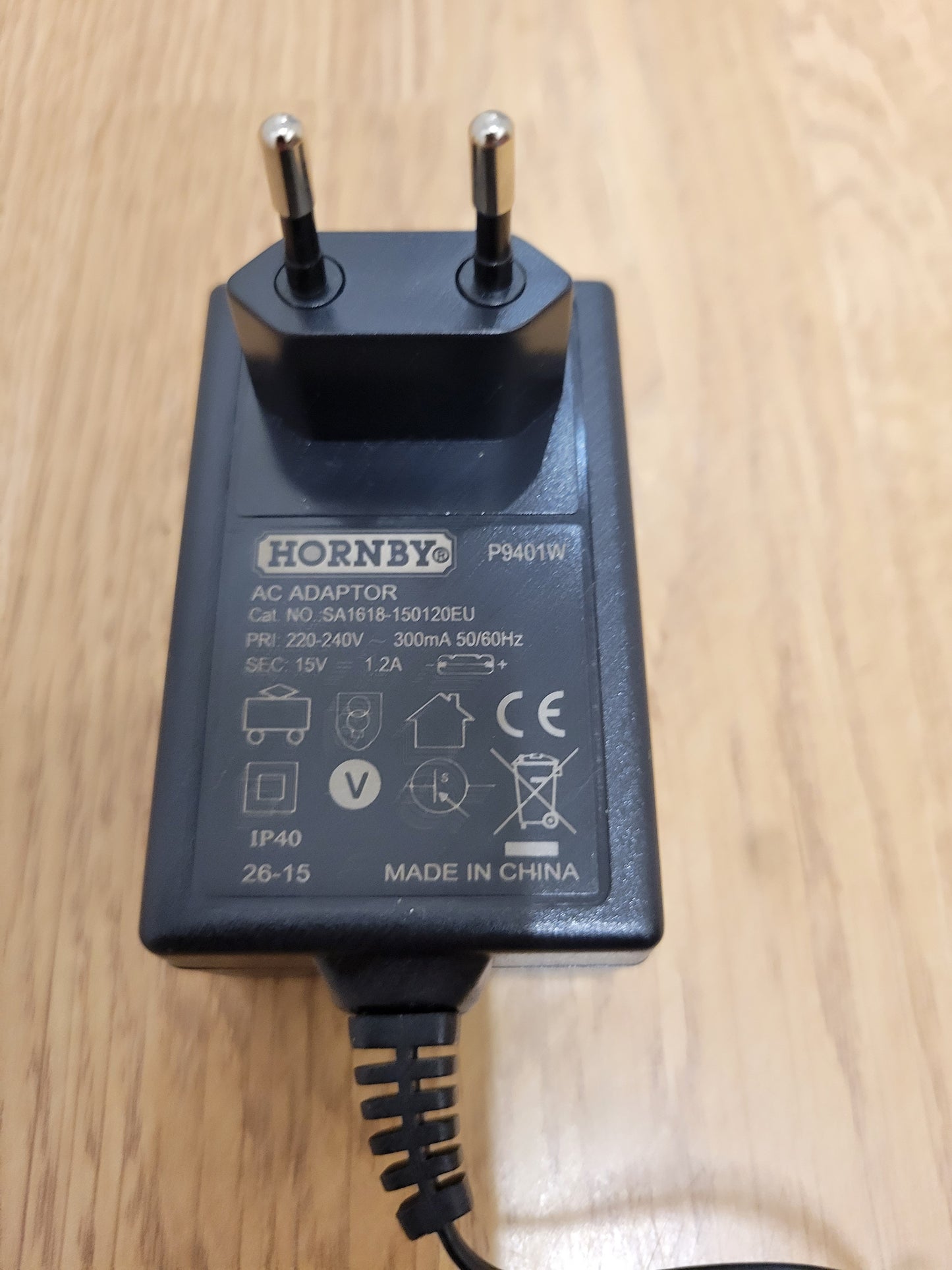 Hornby Scalextric Power Supply Transformer 15V Adaptor C9401W Europe