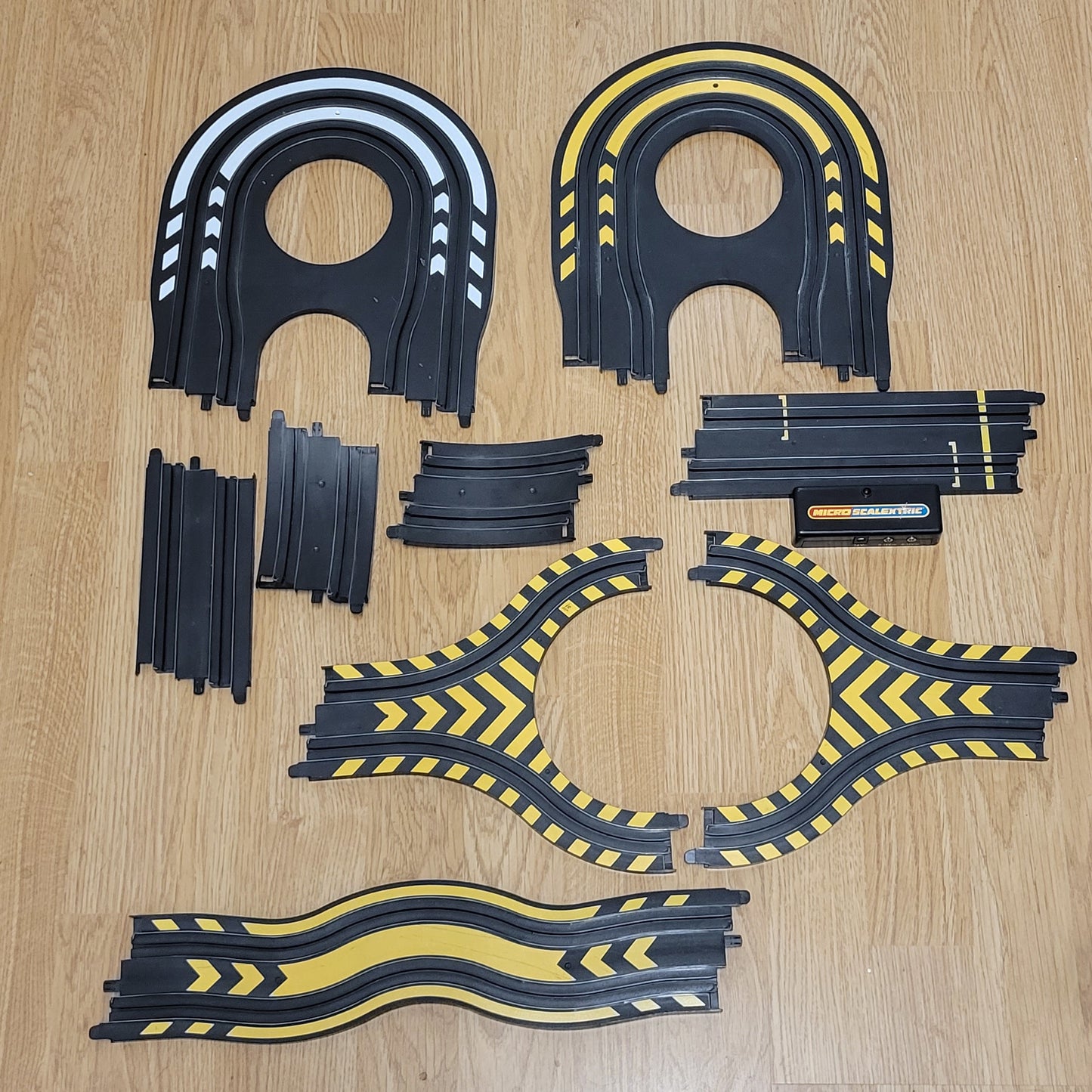 Micro Scalextric Track Bulk Job Lot Bundle incl Wiggle Hairpin Island