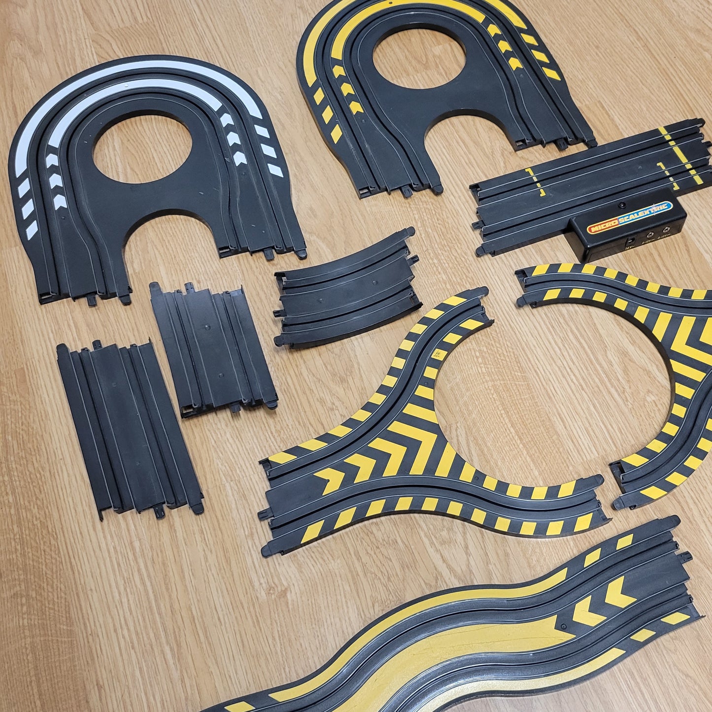 Micro Scalextric Track Bulk Job Lot Bundle incl Wiggle Hairpin Island