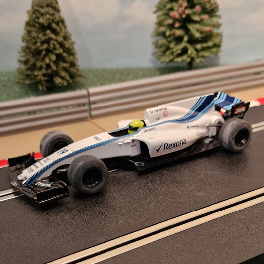 Scalextric 1:32 Car - White & Blue Team F1 #19