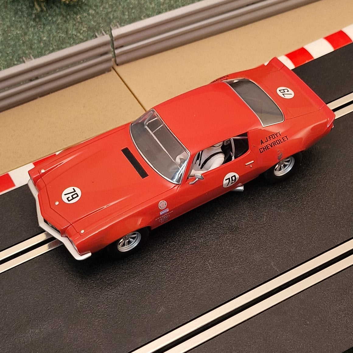 Scalextric 1:32 Car - C3725A Chevrolet Camaro Trans AM #79 *LIGHTS*