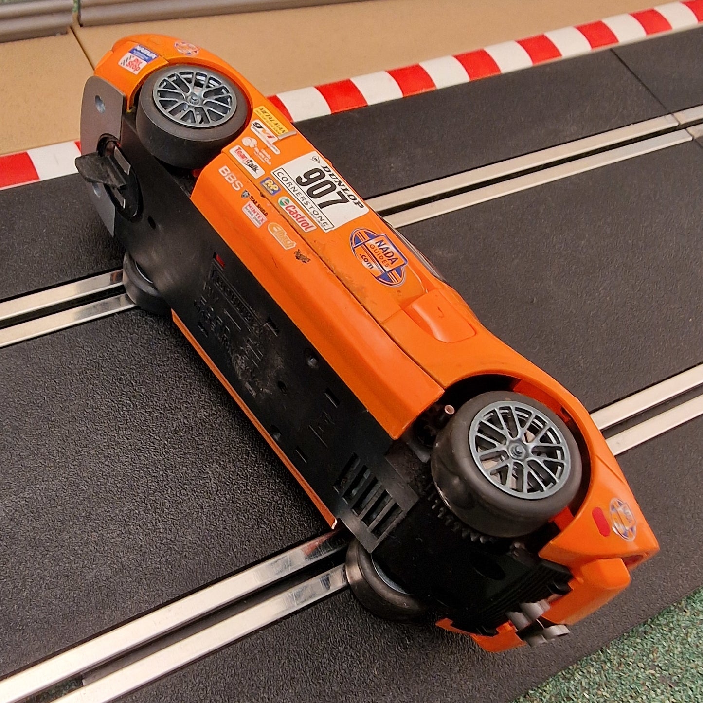 Scalextric 1:32 Car - C2882 Orange Stillen Ford GT #907 *LIGHTS*