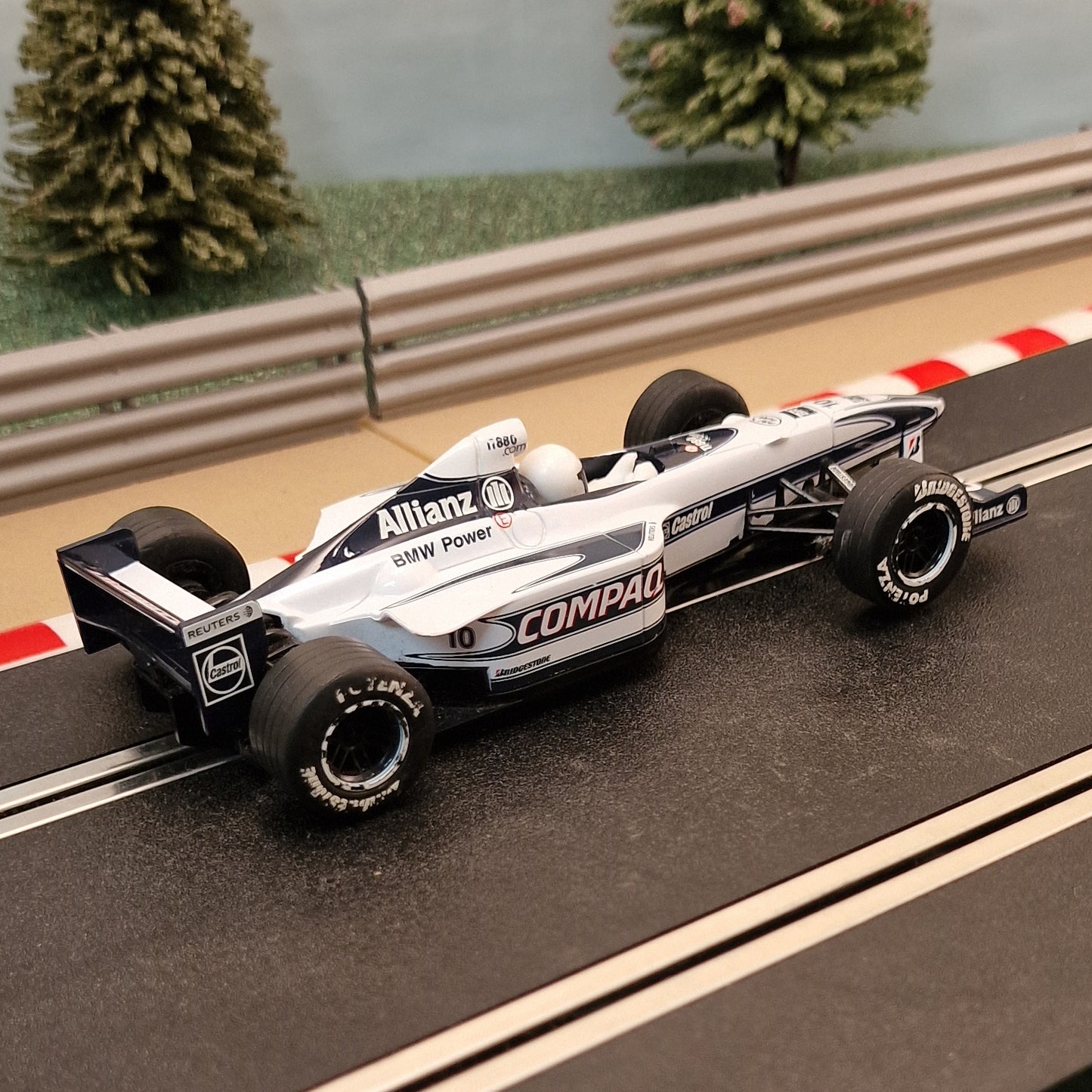Coche Scalextric 1:32 - Fórmula Uno - Williams F1 BMW FW20 Compaq #10