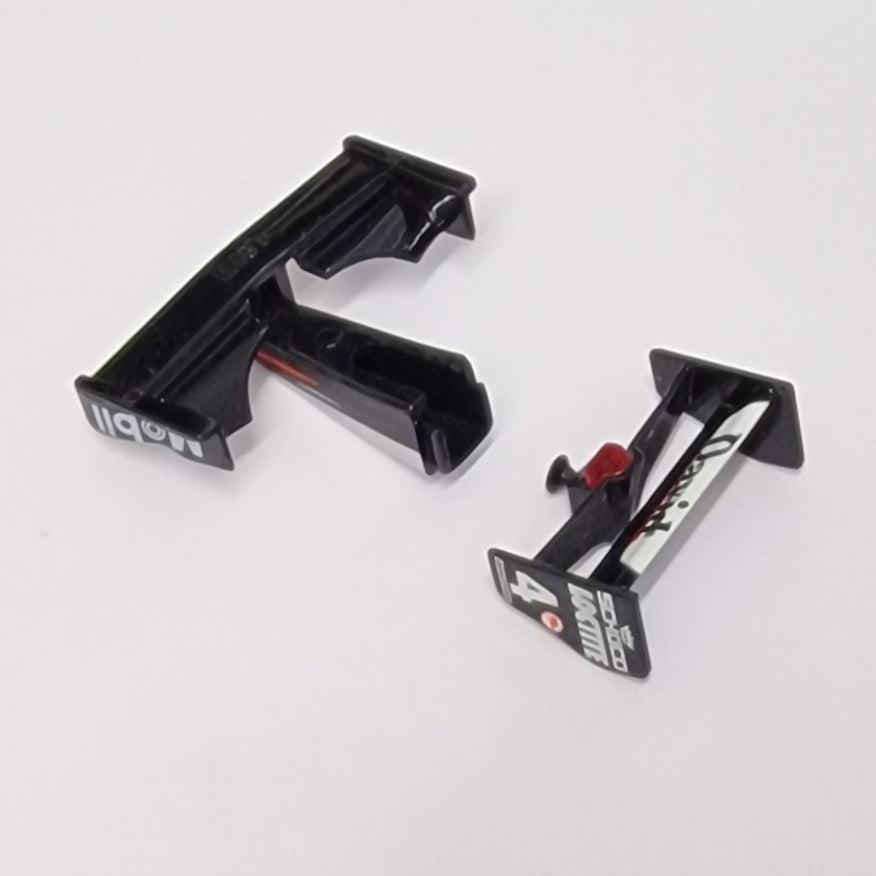 Pieza de repuesto para coche Scalextric 1:32 - Par de respiraderos/aletas laterales negros F1