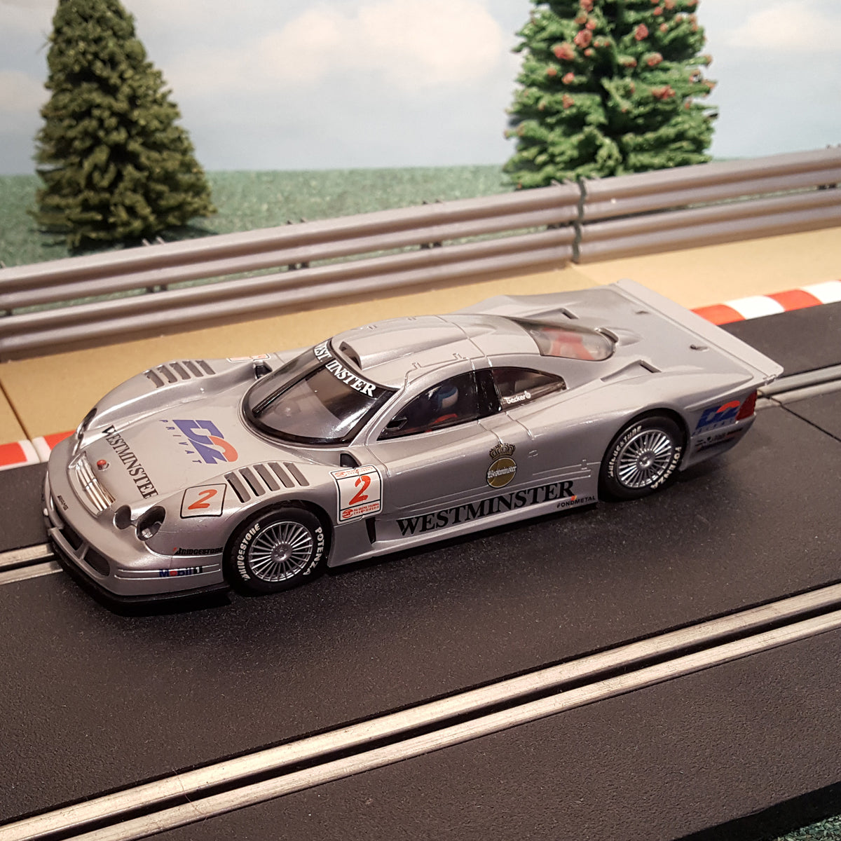 Coche Scalextric 1:32 - C2082 Mercedes CLK Le Mans #2 #M