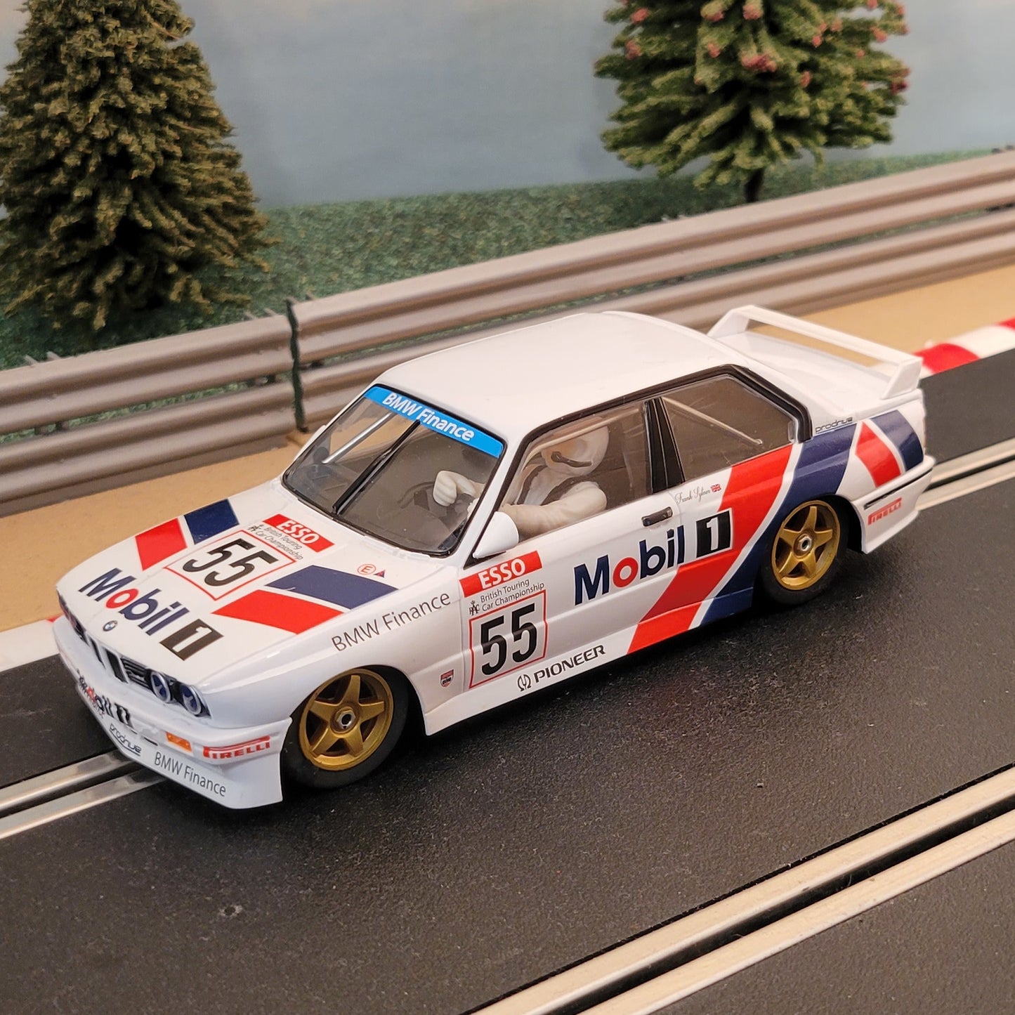 Scalextric 1:32 Car - BMW E30 Frank Sytner BTCC From C3693A *LIGHTS*