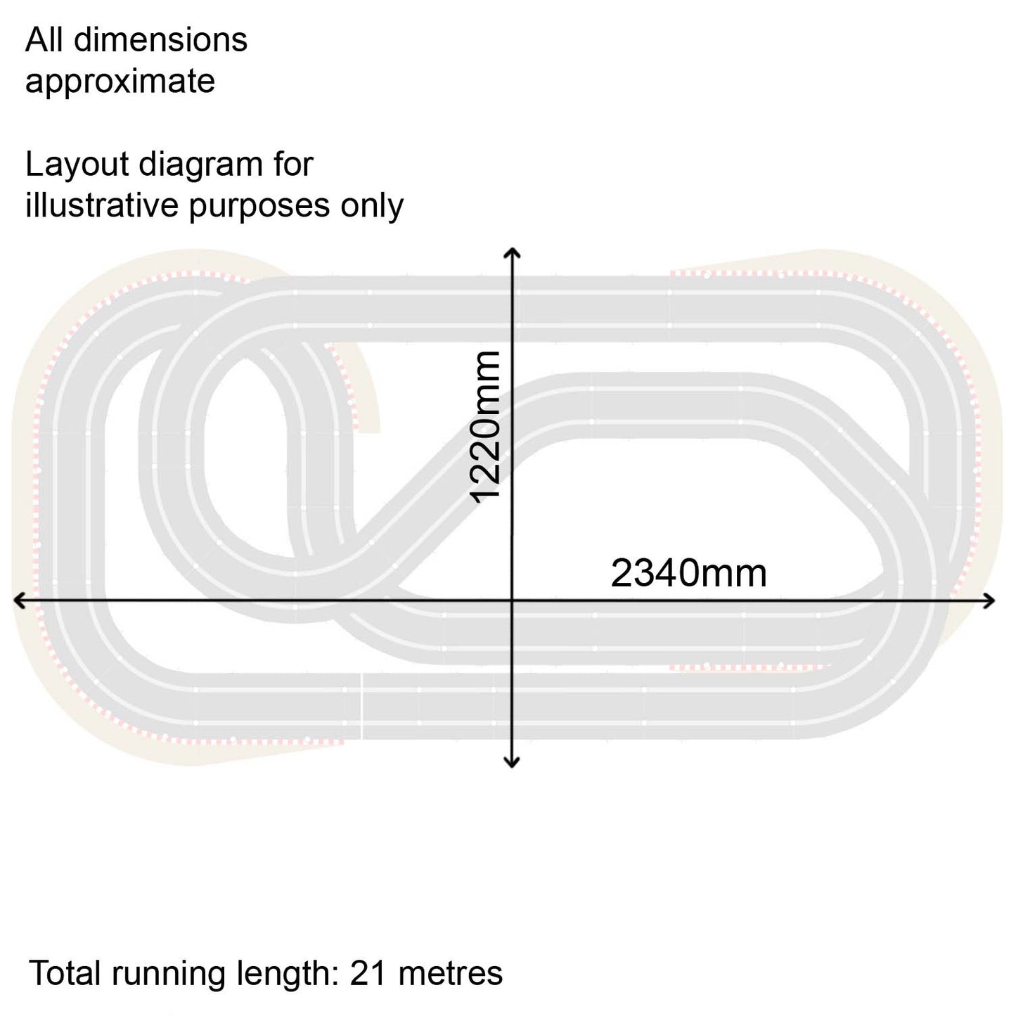 Scalextric Sport 1:32 Track Set Layout - ARC Air #AS14