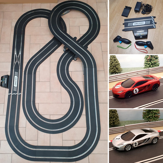 Scalextric Sport 1:32 Track Set Layout With McLaren Cars ARC Pro #AS9