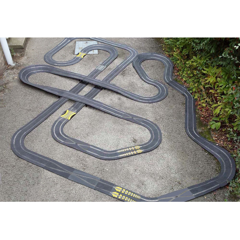 Scalextric Classic Layout Job Lot Bundle Set HUGE TRACK + LAP COUNTER #Cp