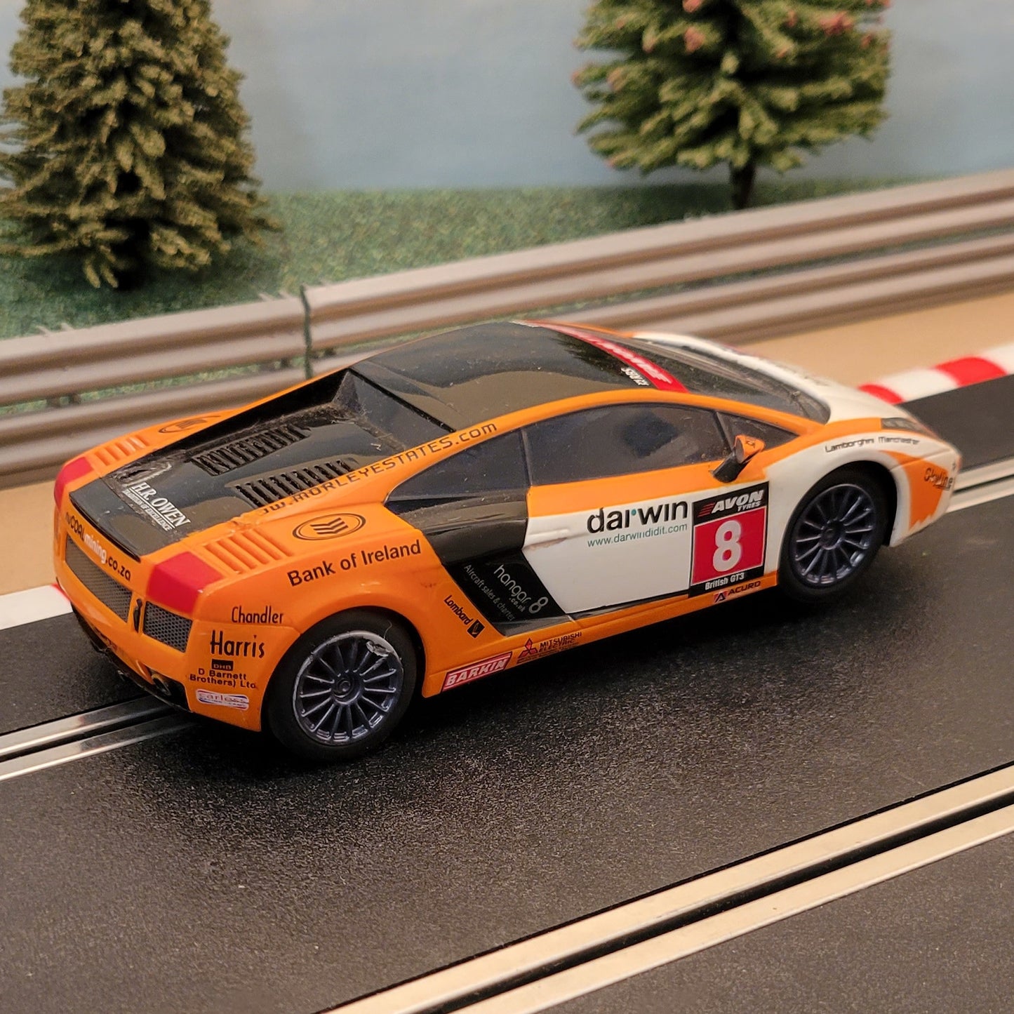 Scalextric 1:32 Car - C3006 Lamborghini Gallardo GT-R Vitol #8 #J