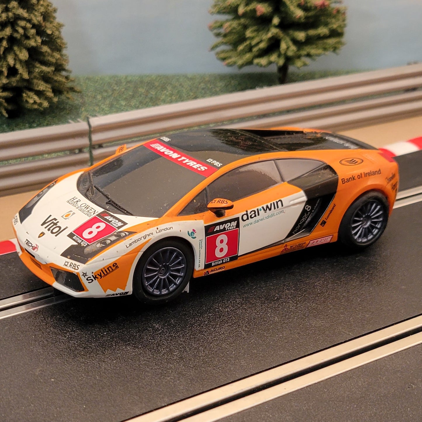 Scalextric 1:32 Car - C3006 Lamborghini Gallardo GT-R Vitol #8 #J