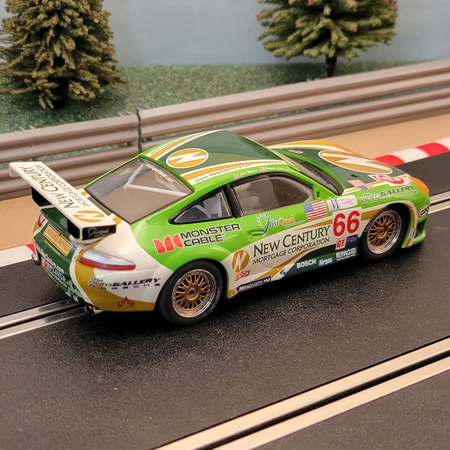Scalextric 1:32 Digital Car - C2665D Porsche 911 GT3R #66 Century LIGHTS #J