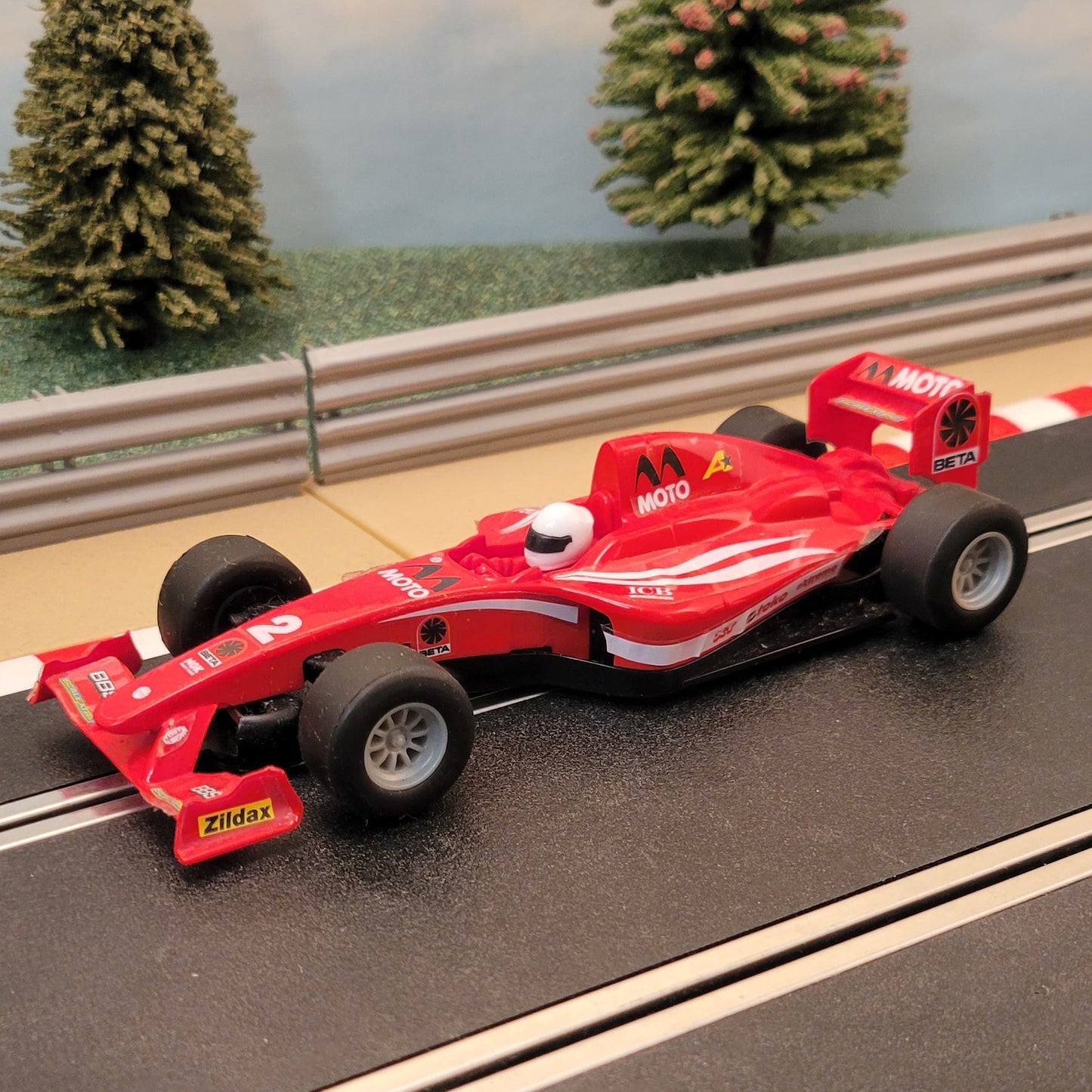 Coche de Arranque Scalextric 1:32 - Fórmula Uno - F1 Naranja