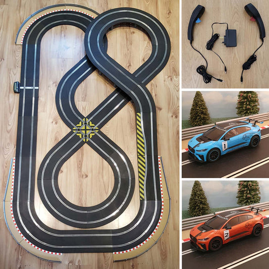 Scalextric Sport 1:32 Set - Figure-Of-Eight Layout + Jaguar I-Pace Cars