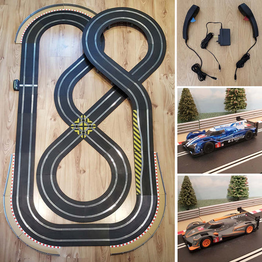 Scalextric Sport 1:32 Set - Figure-Of-Eight Layout + Le Mans Ginetta Cars