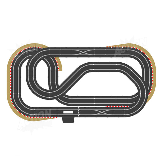 Scalextric Sport 1:32 Track Set Layout - ARC Pro #AS14