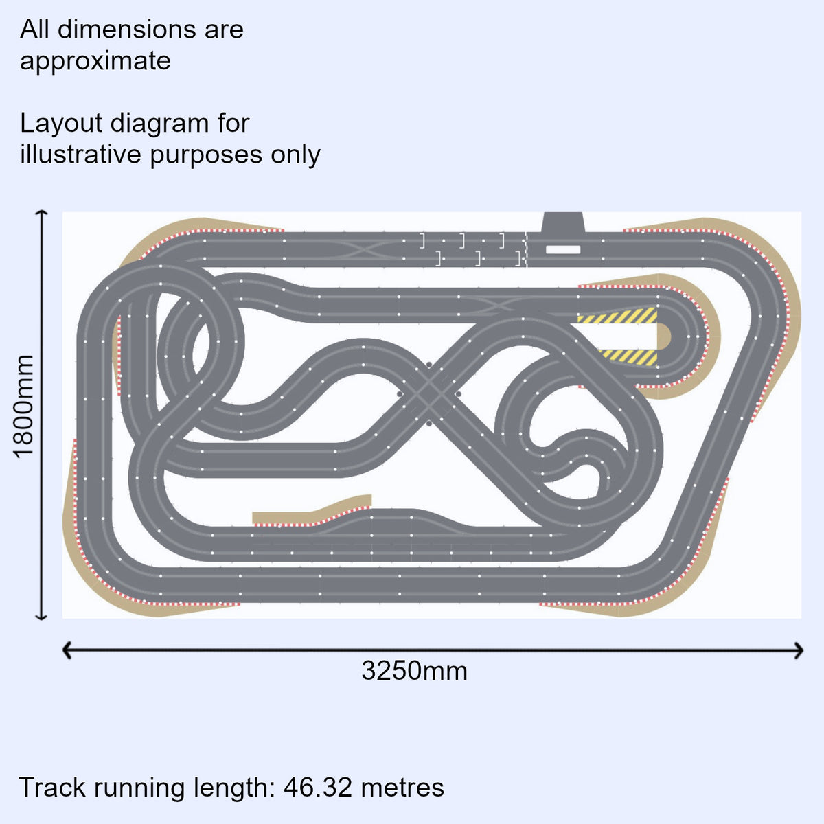 Scalextric Sport 1:32 Track Set & Cars - Layout ARC Pro AS27