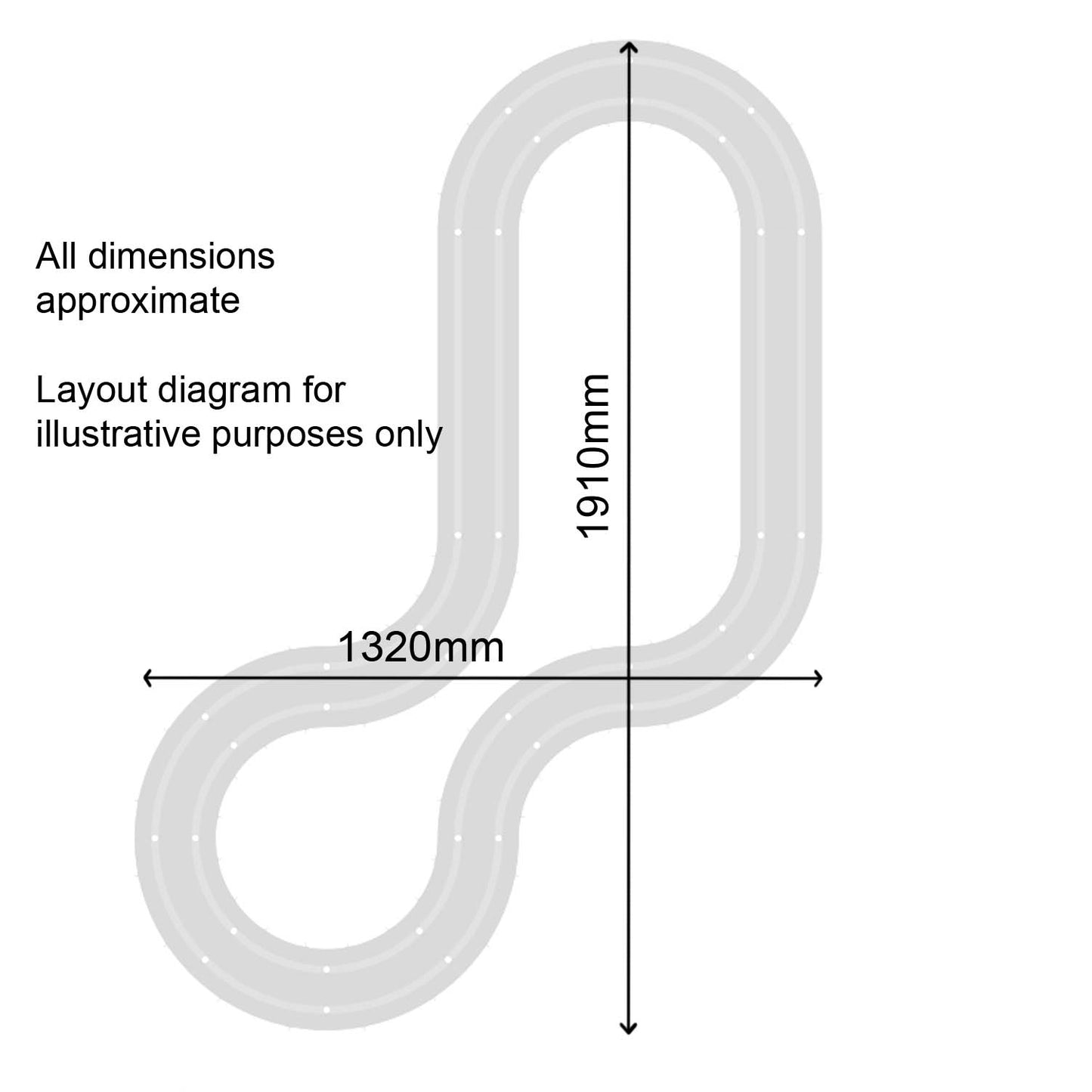 Scalextric Sport 1:32 Track Set - Layout With Lap Counter #AS3