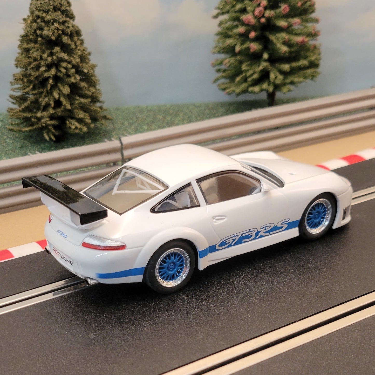 Coche Scalextric 1:32 - C2857 Porsche 911 GT3R Top Gear The Stig *LUCES* #M