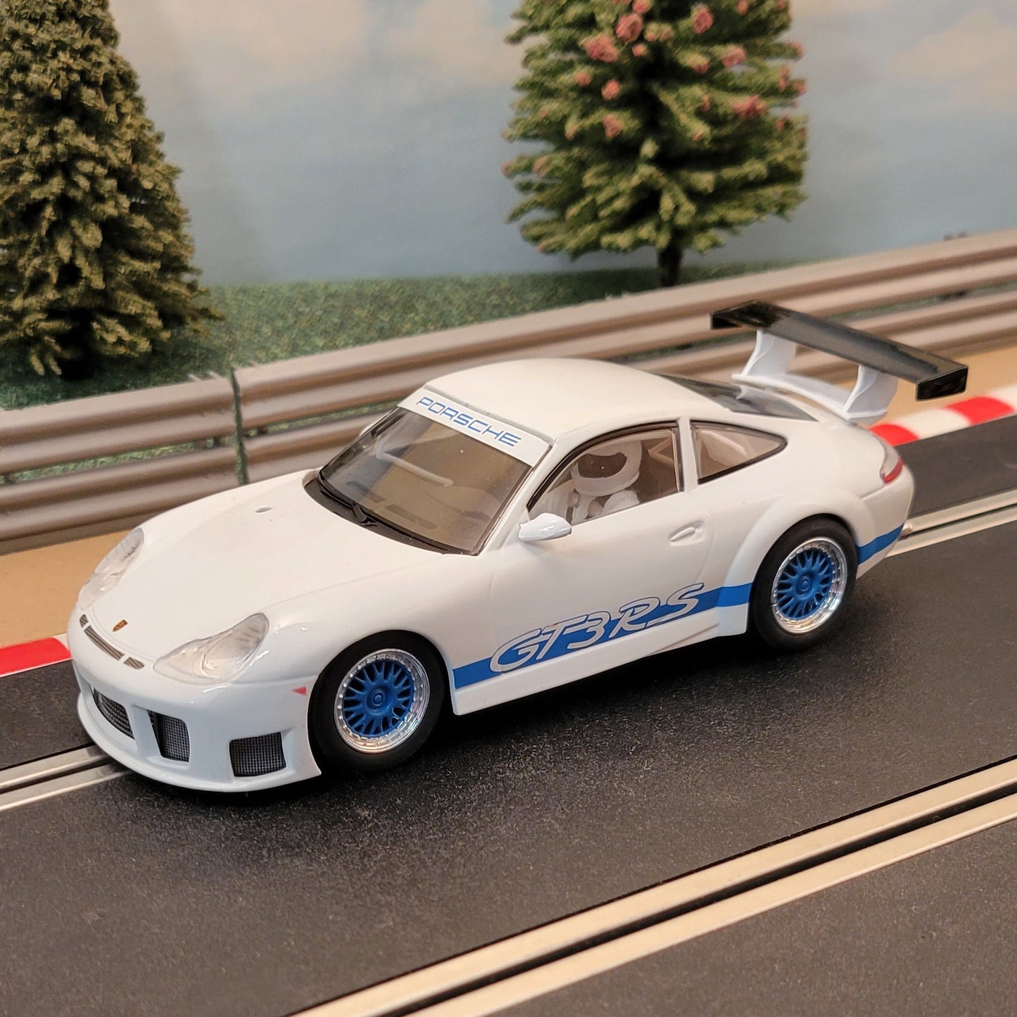 Coche Scalextric 1:32 - C2857 Porsche 911 GT3R Top Gear The Stig *LUCES* #M