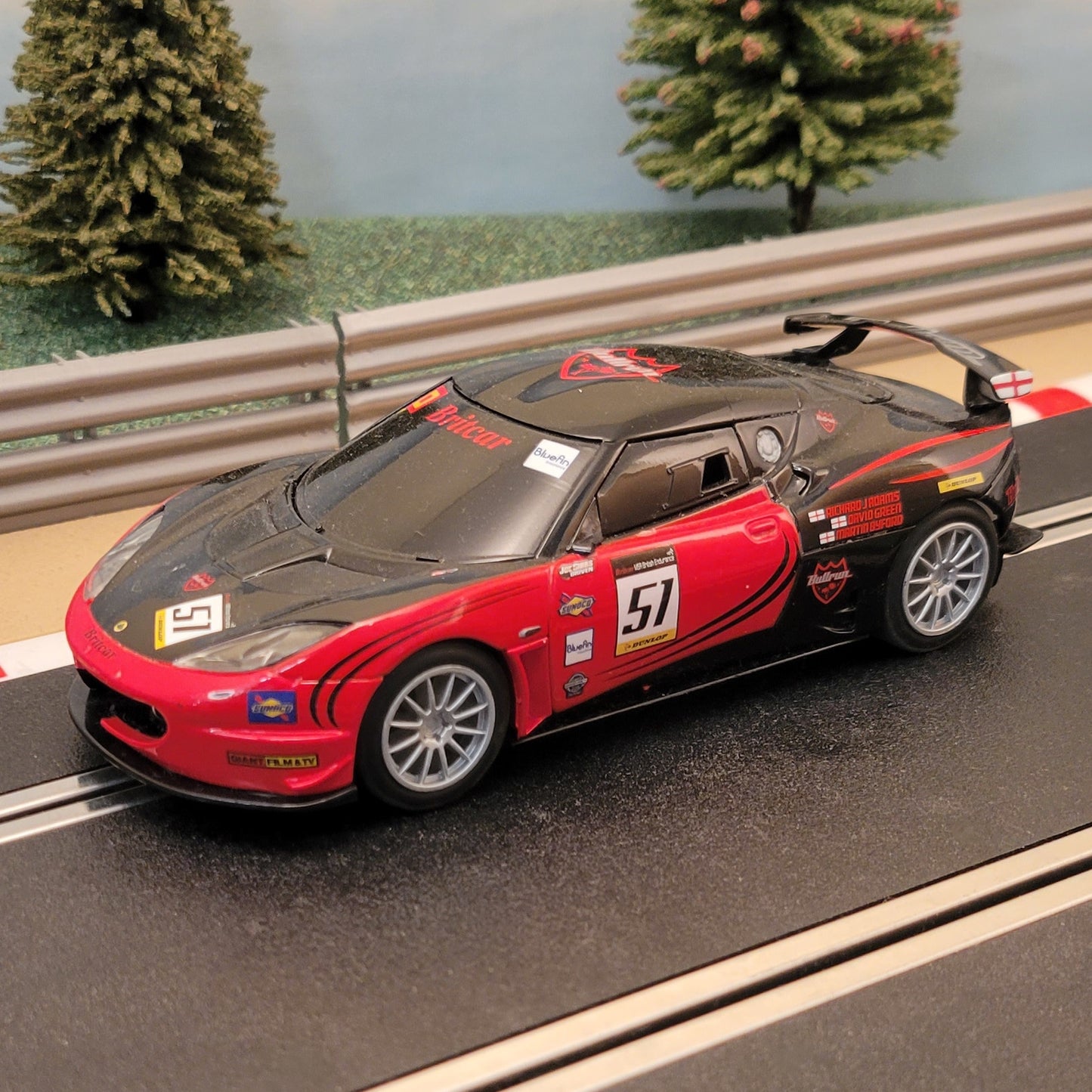 Coche Scalextric 1:32 - C3379 Red Lotus Evora #48 GT4 Bolisetti #G