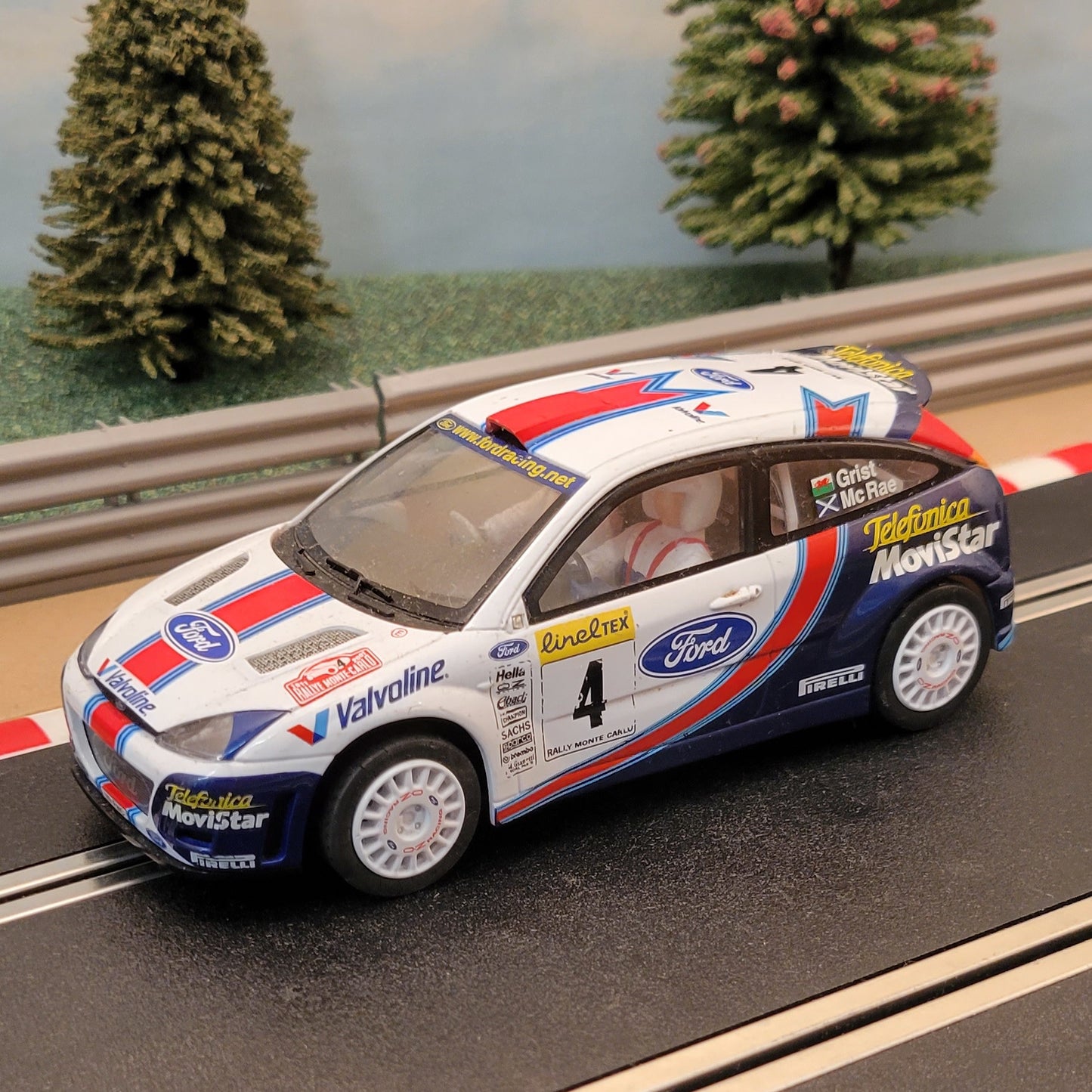 Coche Scalextric 1:32 - C2342 Ford Focus WRC McRae #4 #M